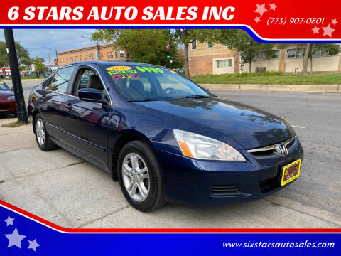 2007 Honda Accord for sale at 6 STARS AUTO SALES INC in Chicago IL