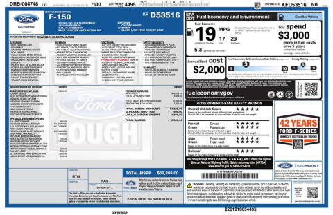 2019 Ford F-150 Lariat