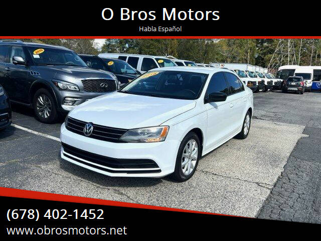 2015 Volkswagen Jetta for sale at O Bros Motors in Marietta GA