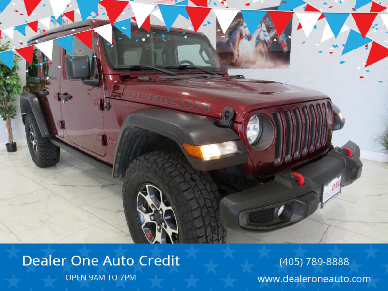 2021 Jeep Wrangler Unlimited for sale at Dealer One Auto Credit in Oklahoma City OK