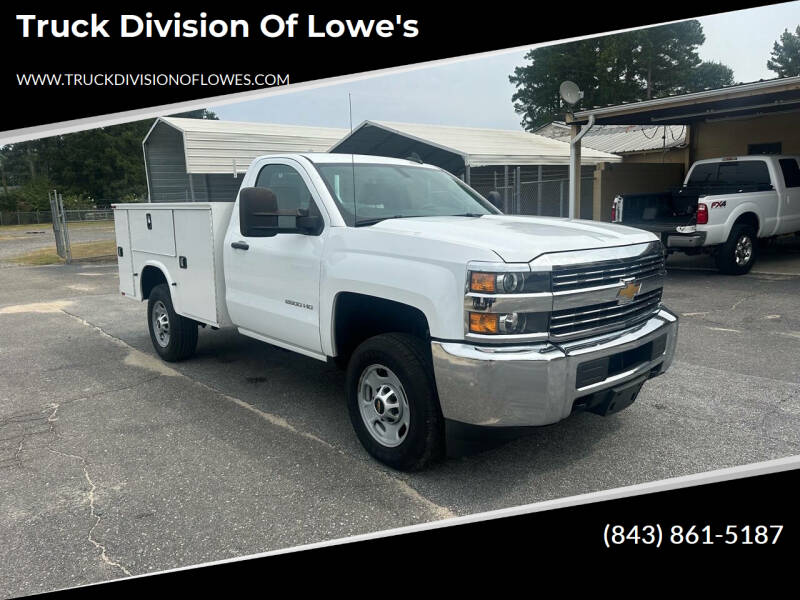 2016 Chevrolet Silverado 2500HD for sale at Truck Division Of Lowe's in Darlington SC