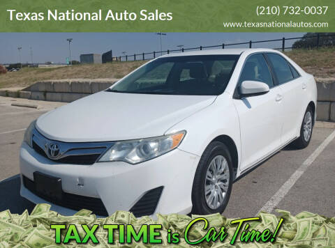 2014 Toyota Camry for sale at Texas National Auto Sales in San Antonio TX