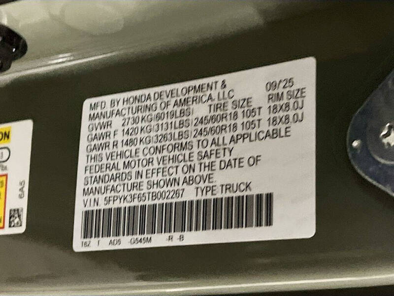 2026 Honda Ridgeline TrailSport