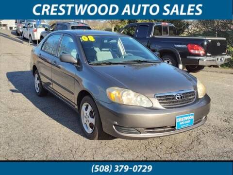 2008 Toyota Corolla for sale at Crestwood Auto Sales in Swansea MA