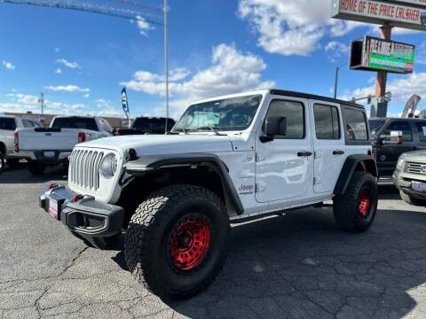 2018 Jeep Wrangler Unlimited for sale at Discount Motors in Pueblo CO