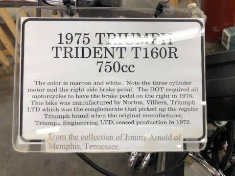 1975 Triumph Trident T160R