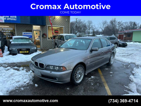 2002 BMW 5 Series for sale at Cromax Automotive in Ann Arbor MI