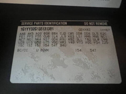 2003 Chevrolet Corvette