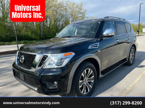 2019 Nissan Armada for sale at Universal Motors Inc. in Indianapolis IN