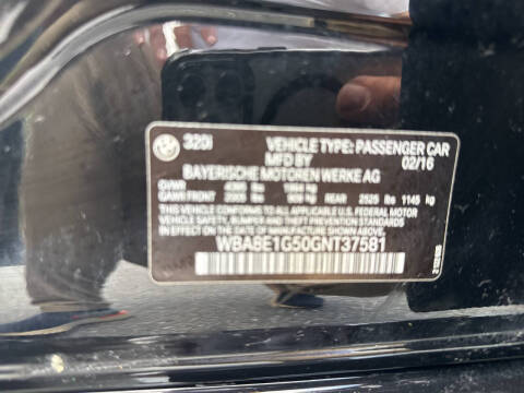 2016 BMW 3 Series 320i