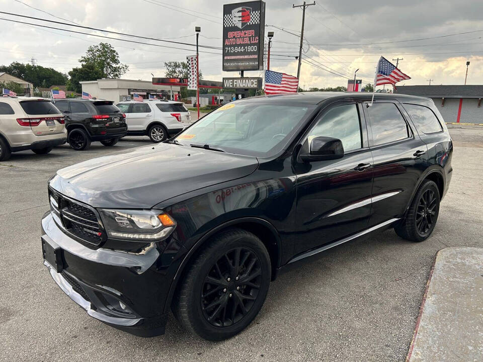 2016 Dodge Durango for sale at SPENCER AUTO SALES in South Houston, TX