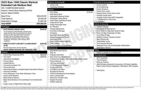 2022 RAM 1500 Classic Warlock