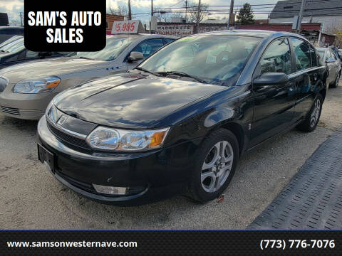 2003 Saturn Ion for sale at SAM'S AUTO SALES in Chicago IL