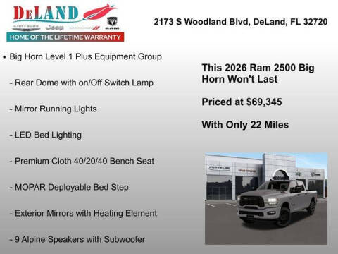 2026 RAM 2500 Big Horn