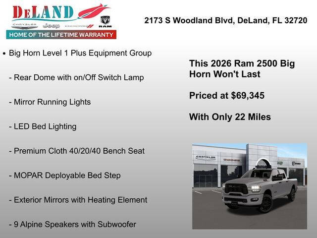 2026 RAM 2500 Big Horn