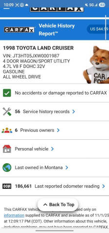 1998 Toyota Land Cruiser