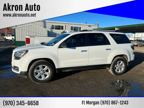 2016 GMC Acadia for sale at Akron Auto in Akron CO