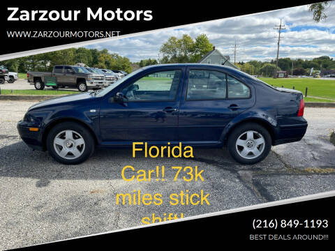 2002 Volkswagen Jetta for sale at Zarzour Motors in Chesterland OH
