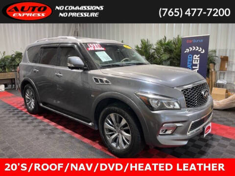 2015 Infiniti QX80 for sale at Auto Express in Lafayette IN