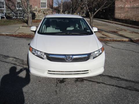 2012 Honda Civic for sale at EBN Auto Sales in Lowell MA