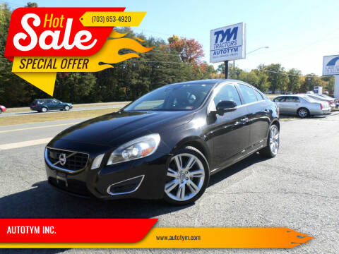2011 Volvo S60 for sale at AUTOTYM INC. in Fredericksburg VA