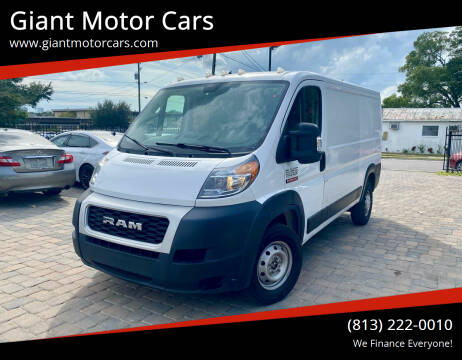 2019 RAM ProMaster Cargo for sale at Giant Motor Cars in Tampa FL