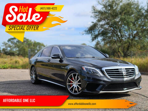 2015 Mercedes-Benz S-Class for sale at AFFORDABLE ONE LLC in Orlando FL