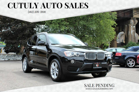 2017 BMW X3 for sale at Cutuly Auto Sales in Pittsburgh PA