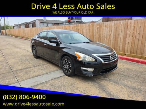 2015 Nissan Altima for sale at Drive 4 Less Auto Sales in Houston TX