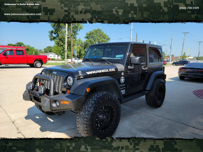 2013 Jeep Wrangler for sale at Johnson's Auto Sales Inc. in Decatur IN