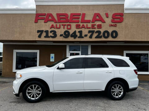 2016 Dodge Durango for sale at Fabela's Auto Sales Inc. in South Houston TX