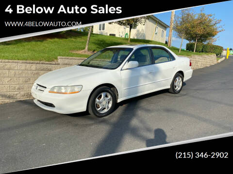 2000 Honda Accord for sale at 4 Below Auto Sales in Willow Grove PA