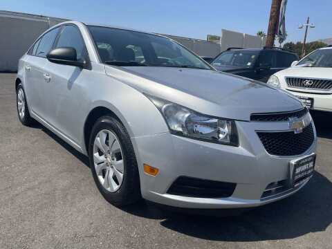 2013 Chevrolet Cruze for sale at CARFLUENT, INC. in Sunland CA