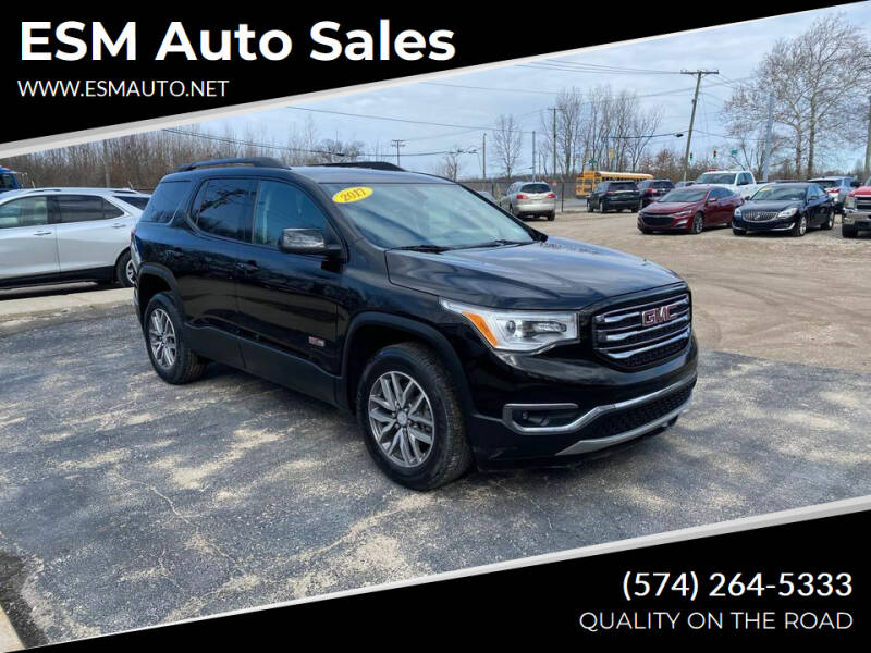 2017 GMC Acadia for sale at ESM Auto Sales in Elkhart IN