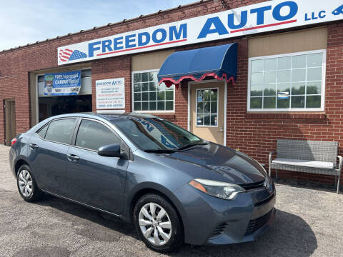 2015 Toyota Corolla for sale at FREEDOM AUTO LLC in Wilkesboro NC