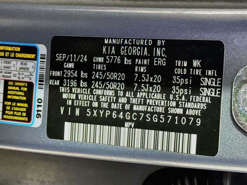 2025 Kia Telluride S