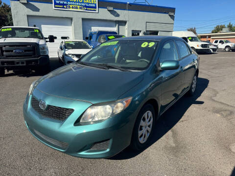 2009 Toyota Corolla for sale at Ponce's Auto Sales in Bensalem PA