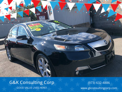 2012 Acura TL for sale at G&K Consulting Corp in Fair Lawn NJ
