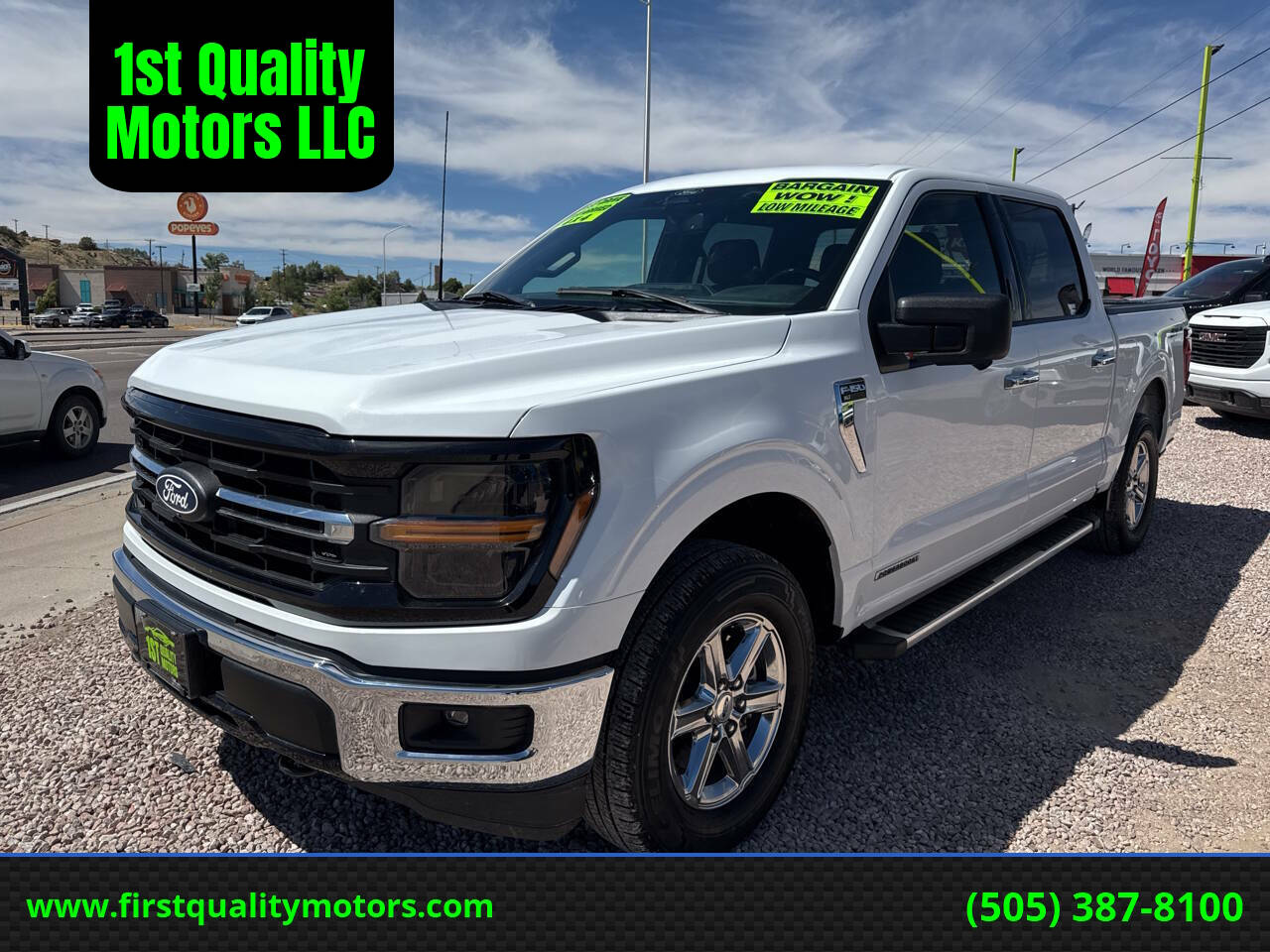 White 2024 Ford F-150 XLT 4x4 XLT 4dr SuperCrew 5.5 ft. SB 1