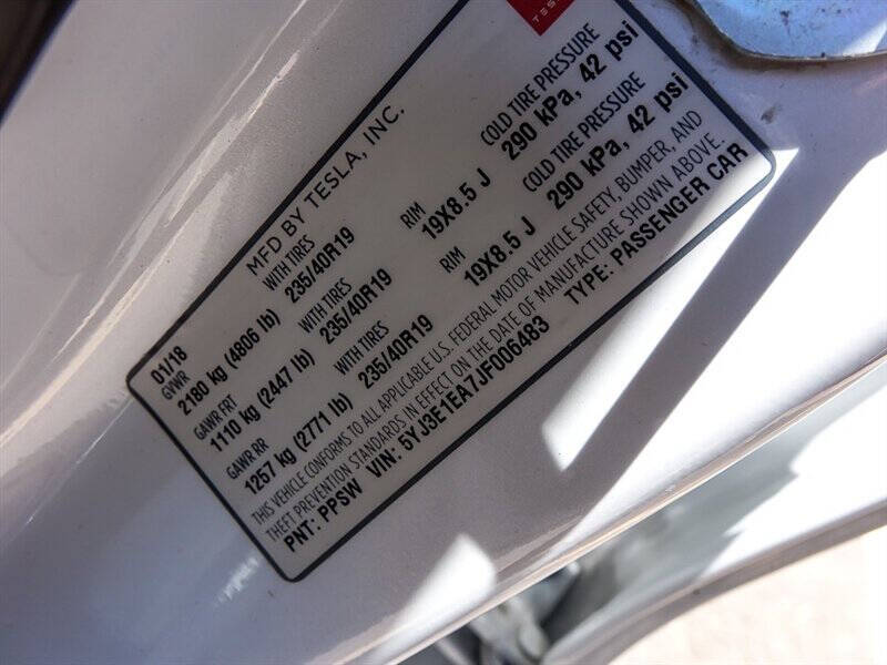 2018 Tesla Model 3 Long Range
