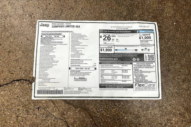 2026 Jeep Compass Limited