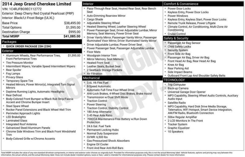 2014 Jeep Grand Cherokee Limited