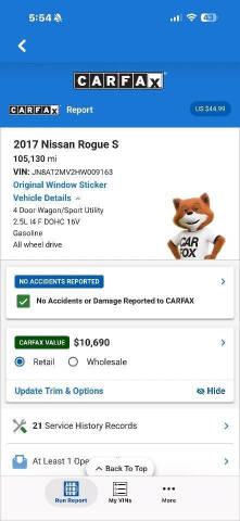 2017 Nissan Rogue S