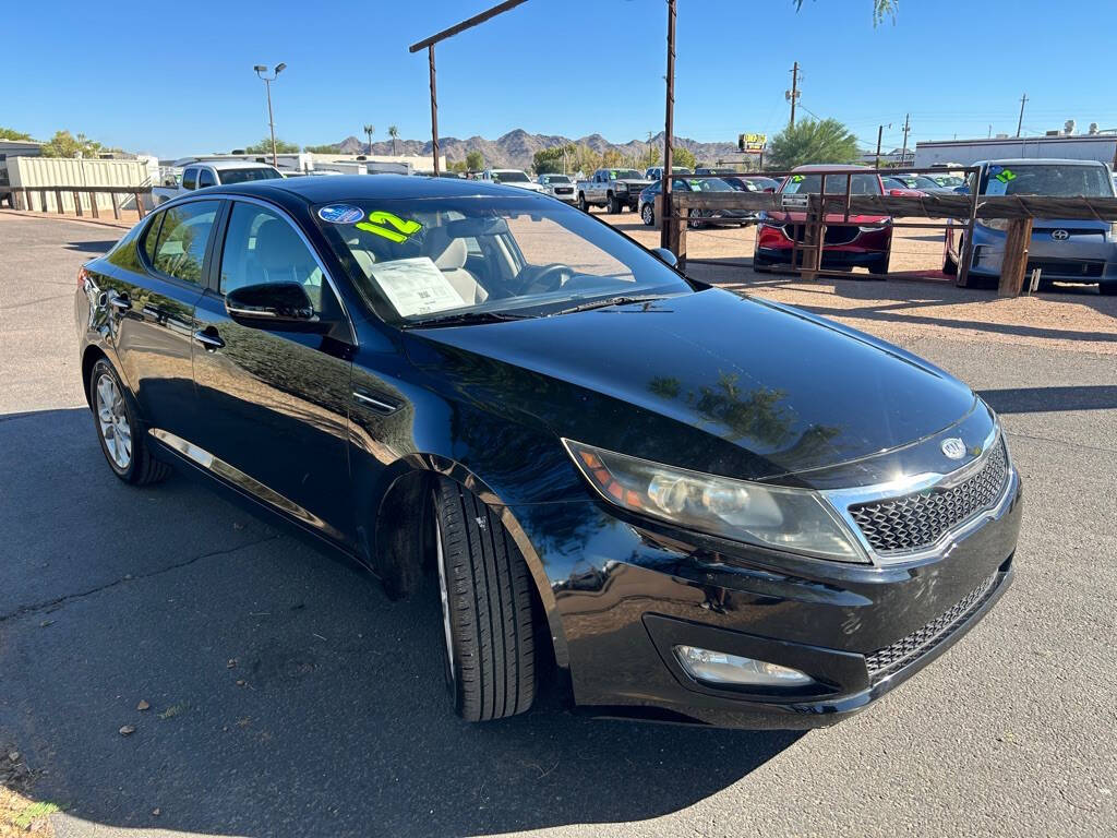 2012 Kia Optima for sale at Big 3 Automart At Double H Auto Ranch in QUEEN CREEK, AZ