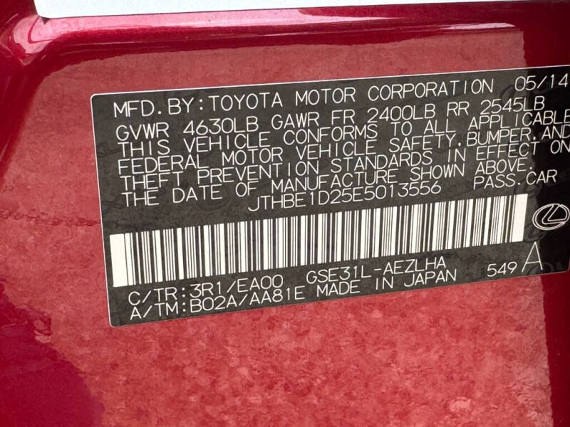 2014 Lexus IS 350