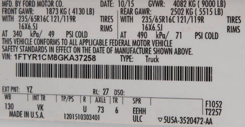 2016 Ford Transit 250