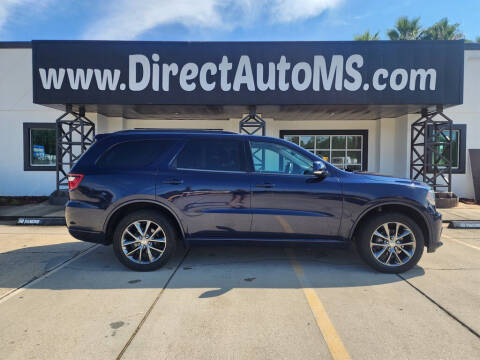 2017 Dodge Durango for sale at Direct Auto in Biloxi MS