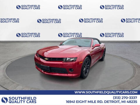 2015 Chevrolet Camaro for sale at SOUTHFIELD QUALITY CARS in Detroit MI