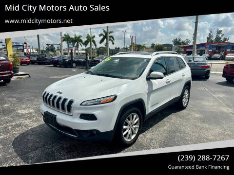 2016 Jeep Cherokee for sale at Mid City Motors Auto Sales in Fort Myers FL