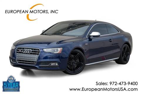 2014 Audi S5 for sale at European Motors Inc in Plano TX